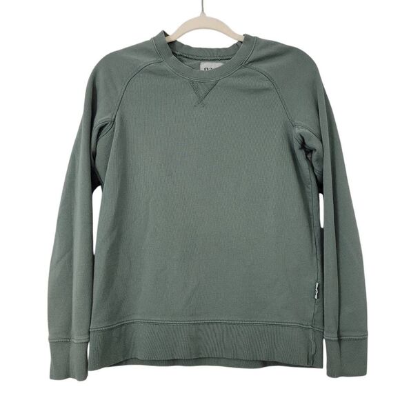Pact Organic Cotton Lightweight Sweatshirt Sz S Pullover Crewneck Minimalist - Picture 1 of 6